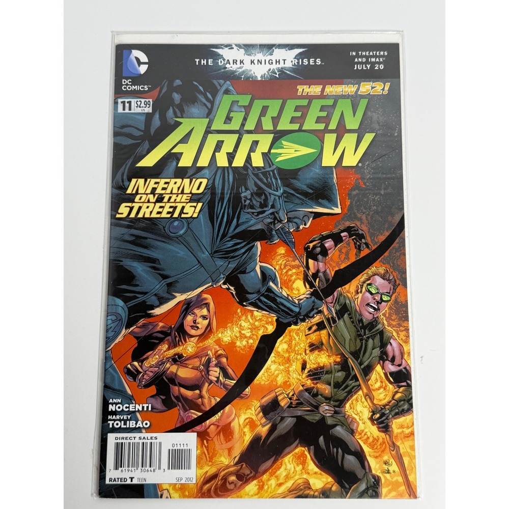 Green Arrow 11 DC Comics 2012 The New 52 Ann Nocenti Harvey Tolibao Skye